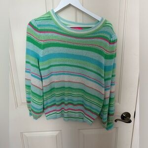 Lilly Pulitzer Multicolor Striped Sweater excellent condition